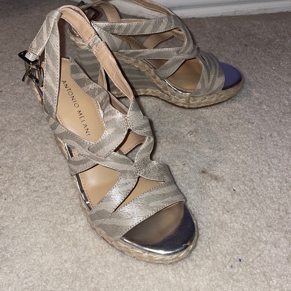 Antonio Melani Wedges size 6